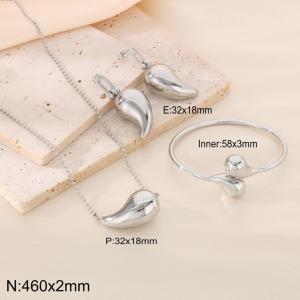 Fashion stainless steel water droplet set - KS221026-K