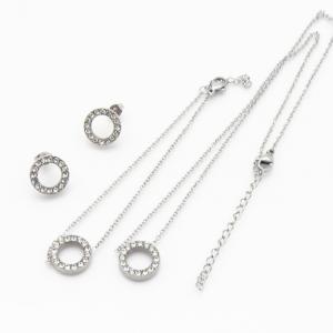 SS Jewelry Set(Most Women) - KS221837-HR