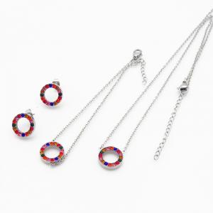 SS Jewelry Set(Most Women) - KS221839-HR