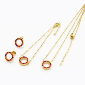 SS Jewelry Set(Most Women) - KS221840-HR