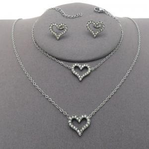 SS Jewelry Set(Most Women) - KS221970-HR