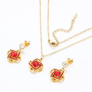 SS Jewelry Set(Most Women) - KS222983-SP