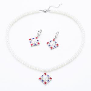 SS Jewelry Set(Most Women) - KS222990-SP