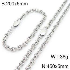 Stainless steel edging 0-chain set - KS223104-Z