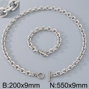 Stainless steel OT buckle grinding edge 0-type chain set - KS223396-Z