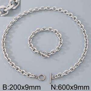 Stainless steel OT buckle grinding edge 0-type chain set - KS223397-Z