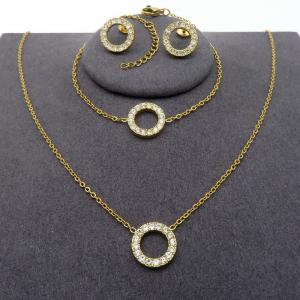 SS Jewelry Set(Most Women) - KS224004-HR