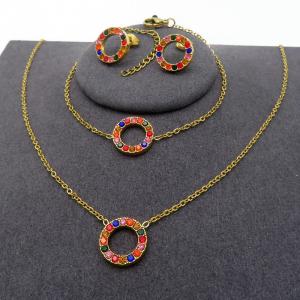 SS Jewelry Set(Most Women) - KS224006-HR