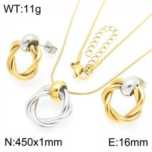 SS Jewelry Set(Most Women) - KS225036-KFC