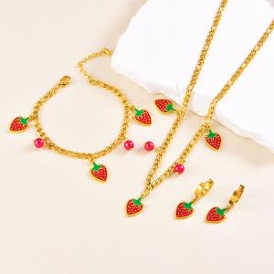 SS Jewelry Set(Most Women) - KS225250-WGLJ