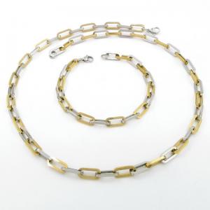 SS Jewelry Set(Most Men) - KS227207-JG