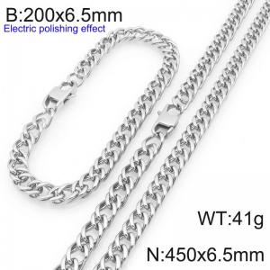 SS Jewelry Set(Most Men) - KS228350-Z