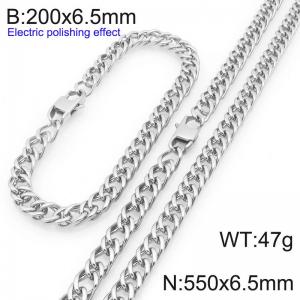 SS Jewelry Set(Most Men) - KS228352-Z