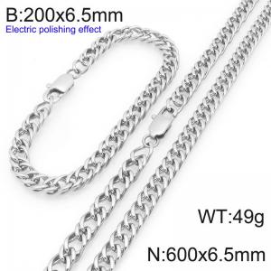 SS Jewelry Set(Most Men) - KS228359-Z