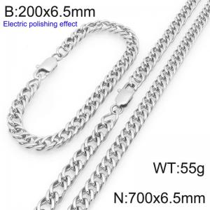 SS Jewelry Set(Most Men) - KS228361-Z
