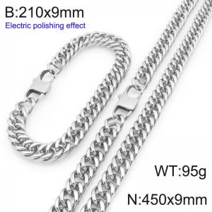 SS Jewelry Set(Most Men) - KS228368-Z