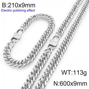 SS Jewelry Set(Most Men) - KS228371-Z