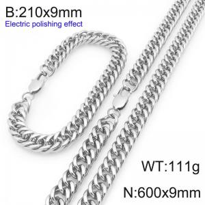 SS Jewelry Set(Most Men) - KS228377-Z