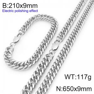 SS Jewelry Set(Most Men) - KS228378-Z