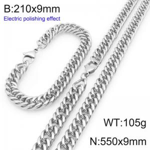 SS Jewelry Set(Most Men) - KS228382-Z