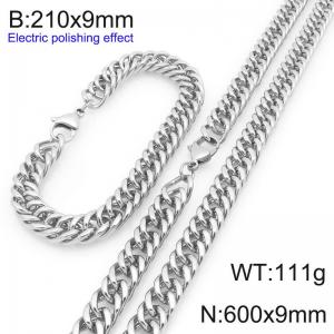 SS Jewelry Set(Most Men) - KS228383-Z