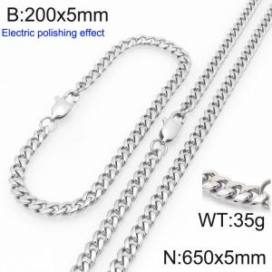 SS Jewelry Set(Most Men) - KS228390-Z