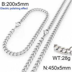 SS Jewelry Set(Most Men) - KS228392-Z