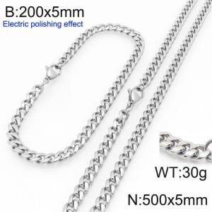 SS Jewelry Set(Most Men) - KS228393-Z