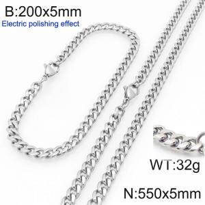 SS Jewelry Set(Most Men) - KS228394-Z
