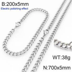 SS Jewelry Set(Most Men) - KS228397-Z