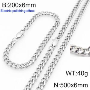 SS Jewelry Set(Most Men) - KS228399-Z
