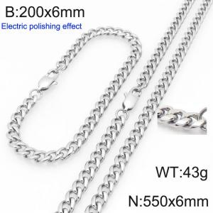 SS Jewelry Set(Most Men) - KS228400-Z