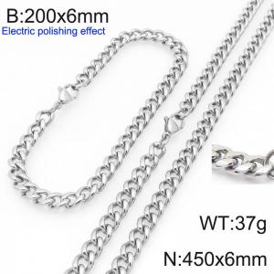 SS Jewelry Set(Most Men) - KS228404-Z