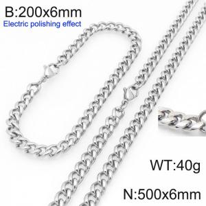 SS Jewelry Set(Most Men) - KS228405-Z