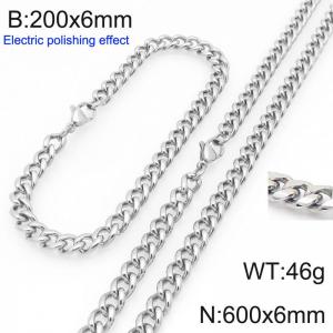 SS Jewelry Set(Most Men) - KS228407-Z