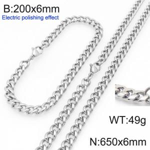 SS Jewelry Set(Most Men) - KS228408-Z