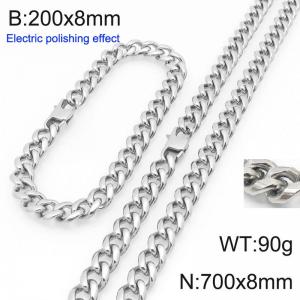 SS Jewelry Set(Most Men) - KS228415-Z