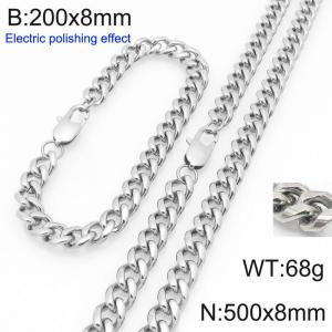 SS Jewelry Set(Most Men) - KS228417-Z