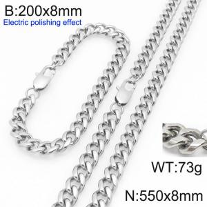 SS Jewelry Set(Most Men) - KS228418-Z