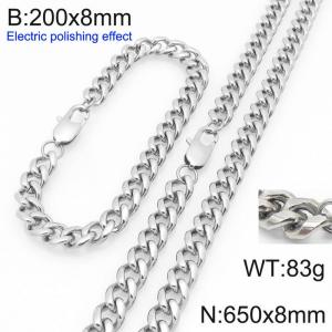 SS Jewelry Set(Most Men) - KS228420-Z