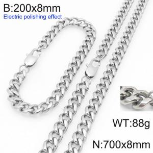 SS Jewelry Set(Most Men) - KS228421-Z