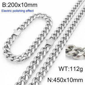 SS Jewelry Set(Most Men) - KS228434-Z