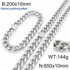 SS Jewelry Set(Most Men) - KS228438-Z