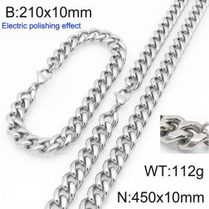 SS Jewelry Set(Most Men) - KS228440-Z