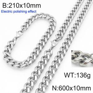 SS Jewelry Set(Most Men) - KS228443-Z
