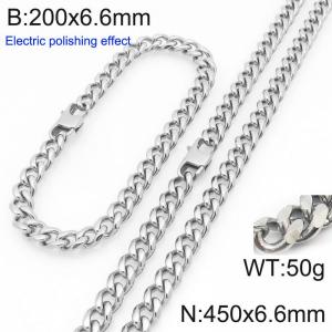 SS Jewelry Set(Most Men) - KS228446-Z