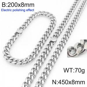 SS Jewelry Set(Most Men) - KS228464-Z
