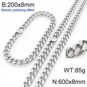SS Jewelry Set(Most Men) - KS228467-Z