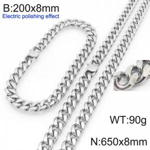 SS Jewelry Set(Most Men) - KS228468-Z