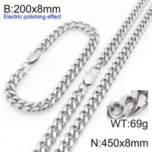 SS Jewelry Set(Most Men) - KS228470-Z